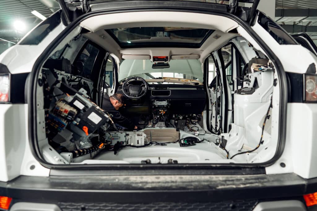 frame machine for cars